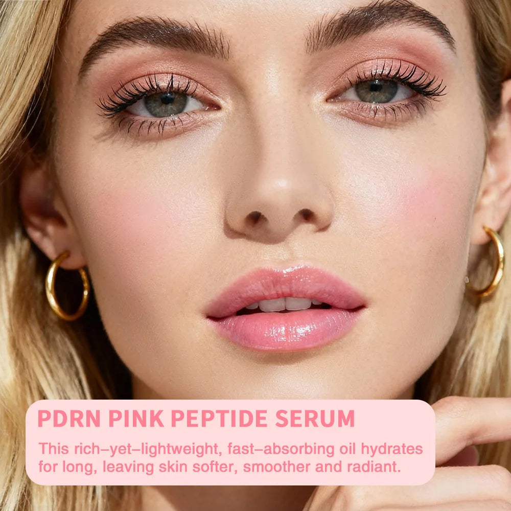 Salmon DNA PDRN Pink Peptide Glow Serum – Hydrating Firming Korean Skincare