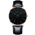 Minimalist Men's Ultra-Thin Mesh Belt Quartz Watch