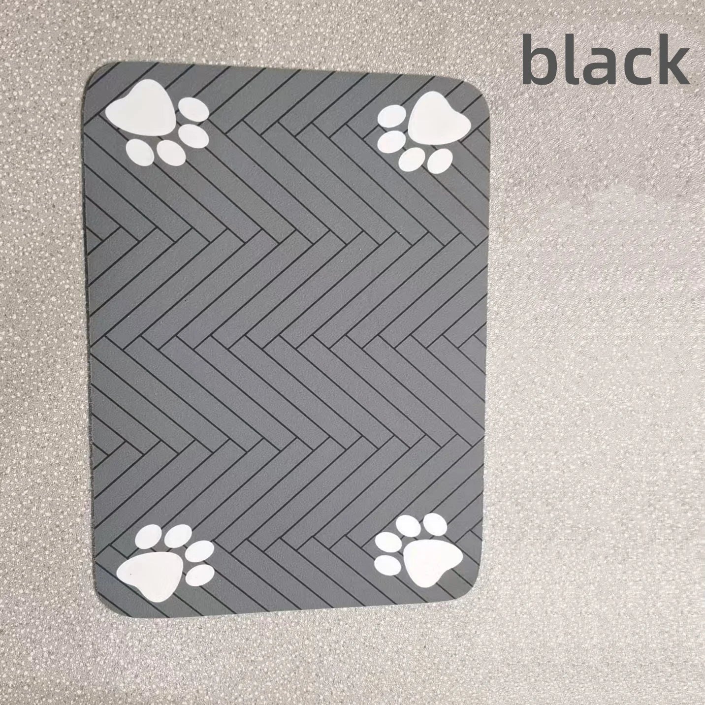 Absorbent Pet Feeding Mat – Waterproof Quick-Dry Placemat for Dog & Cat Food Bowls