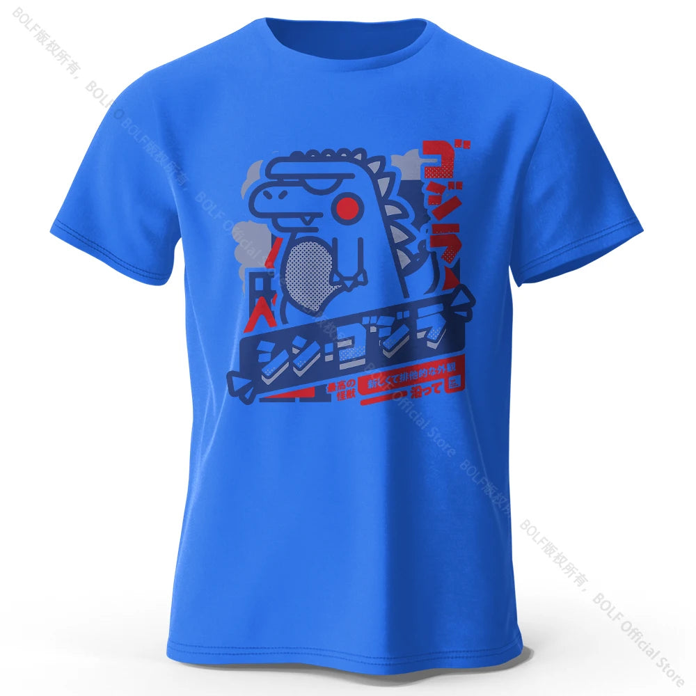 Harajuku Kawaii Animal Print 100% Cotton Unisex T-Shirt – Lightweight Round Neck Tee