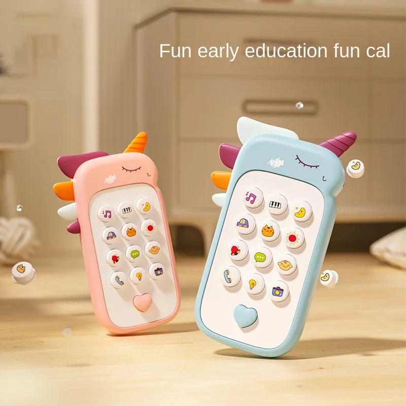 Baby Musical Phone Toy – Light-Up Pretend Play Phone for Infants 6–18 Months