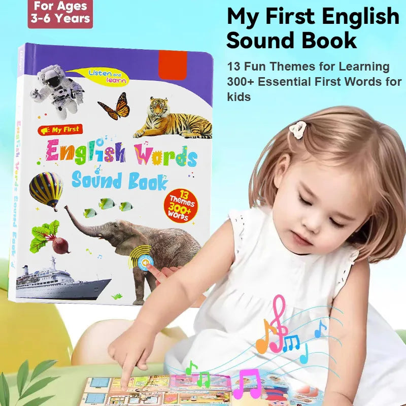 Interactive English Touch Sound Learning Book 0–6