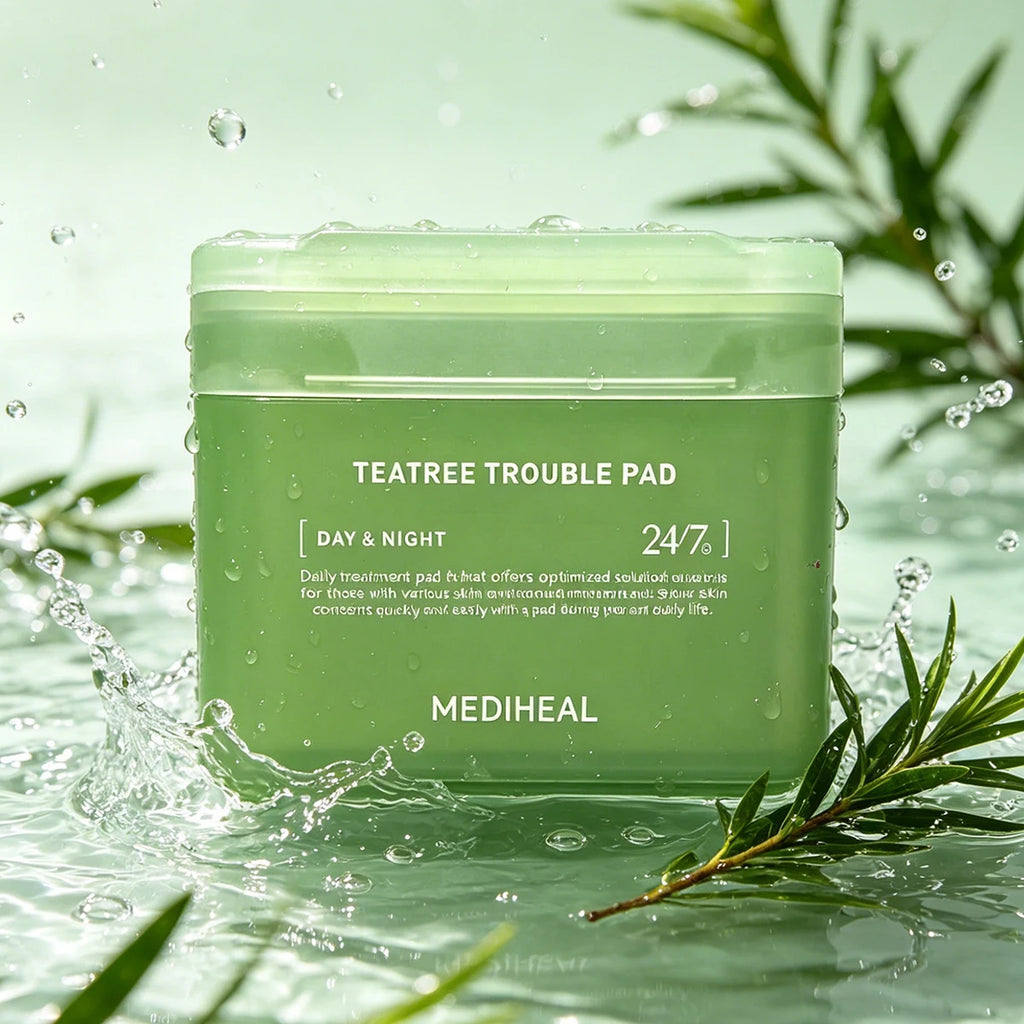 MEDIHEAL Daily Hydrating Skincare Cotton Pads – Korean K-Beauty Moisture Pads