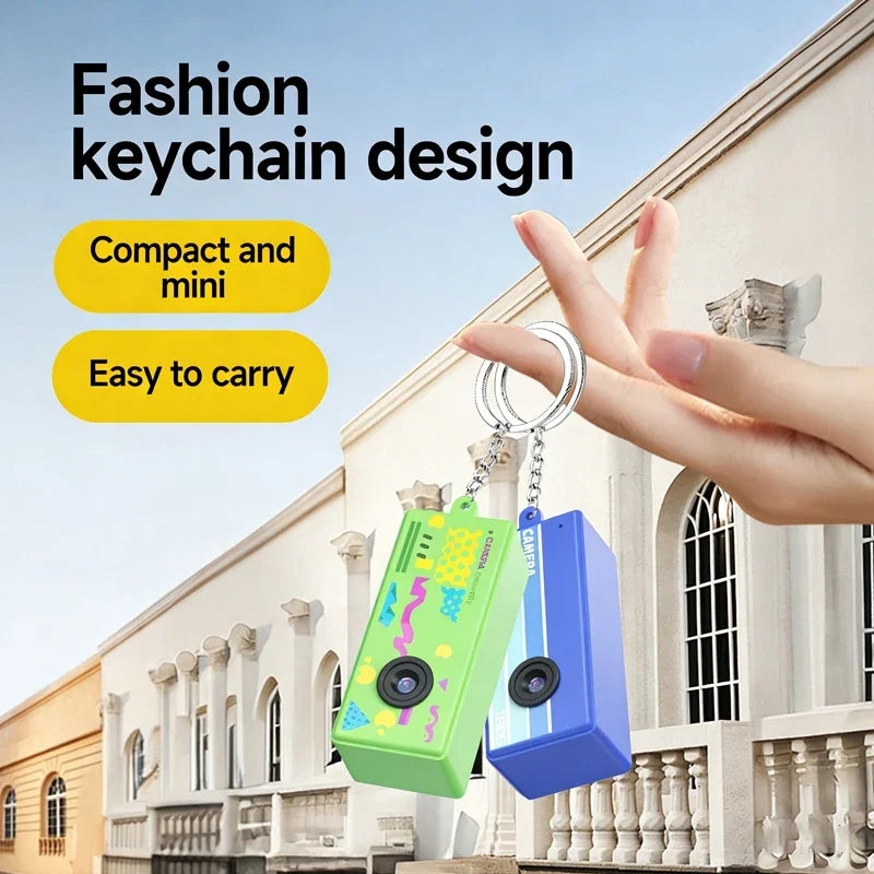 X7 Thumb Camera Keychain – Retro 1080p Mini Camcorder with Flash & Memory Card
