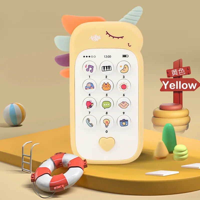 Baby Musical Phone Toy – Light-Up Pretend Play Phone for Infants 6–18 Months