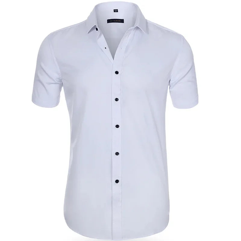 Men’s Slim Fit Long Sleeve Business Dress Shirt – Formal Casual Elegant Blouse