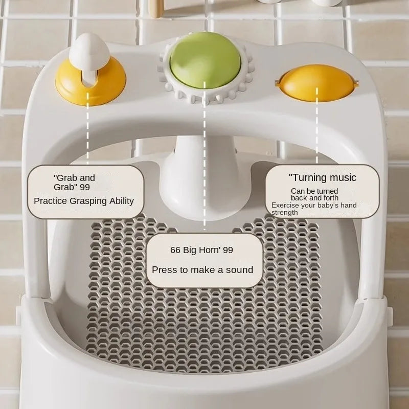 Baby Bath Seat with Suction Cups – Non-Slip Infant Bathtub Seat for Babies 6 Months & Up
