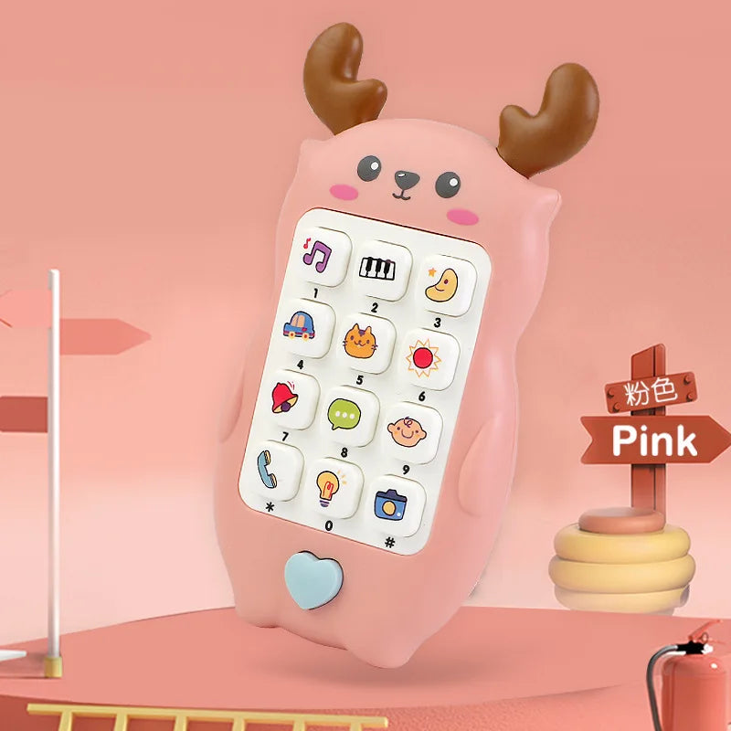 Baby Musical Phone Toy – Light-Up Pretend Play Phone for Infants 6–18 Months