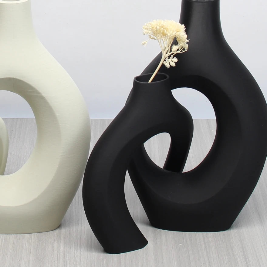 Bohemian Art Vase Set | Home & Office Decor for Living Room, Bedroom & Wedding