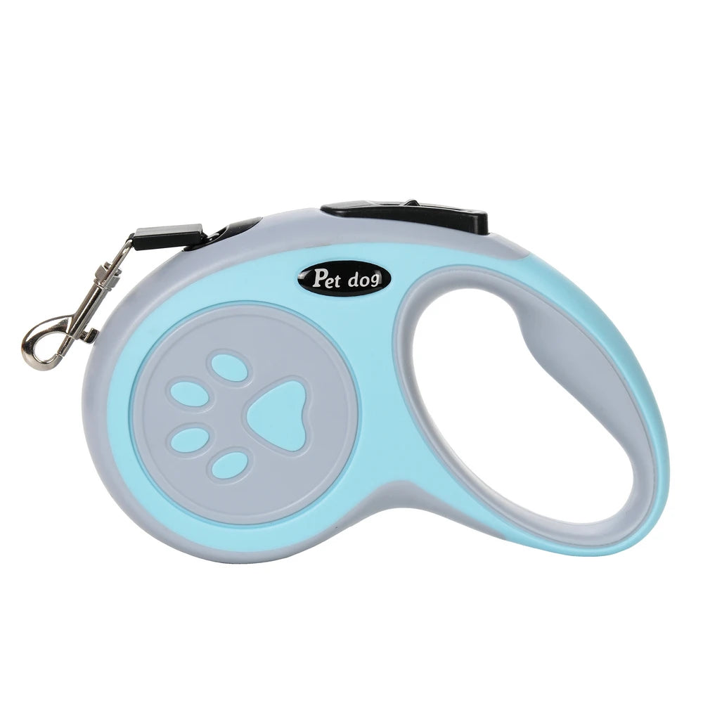 Retractable Dog Leash 3M/5M – One-Button Lock Non-Slip Handle for Small Dogs Cats Training & Hiking