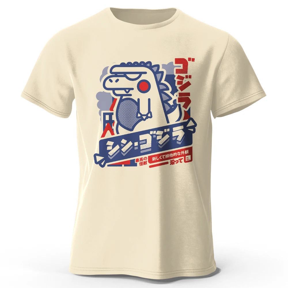 Harajuku Kawaii Animal Print 100% Cotton Unisex T-Shirt – Lightweight Round Neck Tee