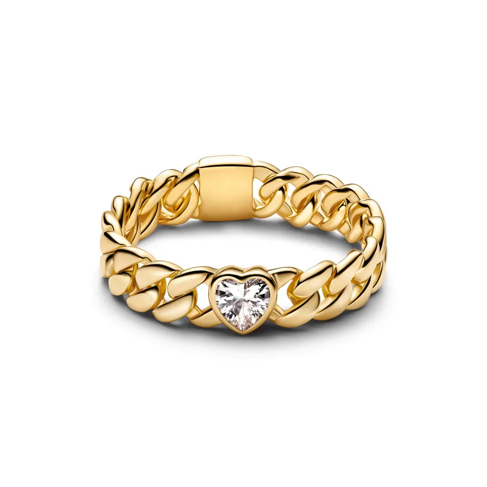 925 Silver Heart, Butterfly & Flower Ring – Exquisite Wedding Ring for Women
