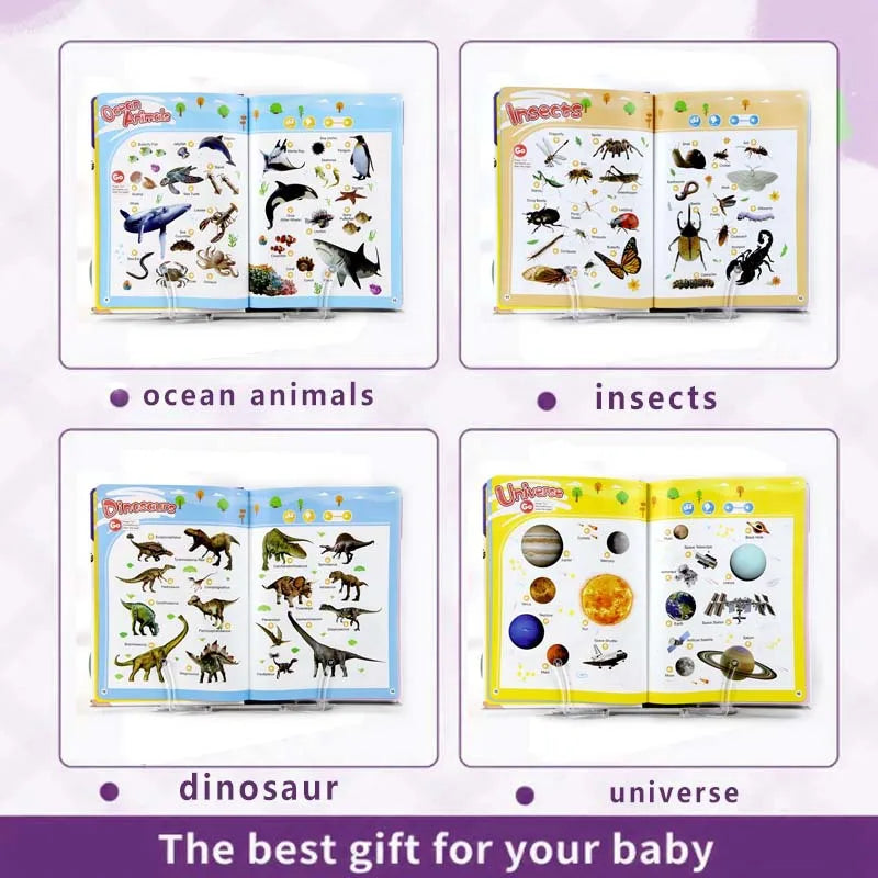 Interactive English Touch Sound Learning Book 0–6
