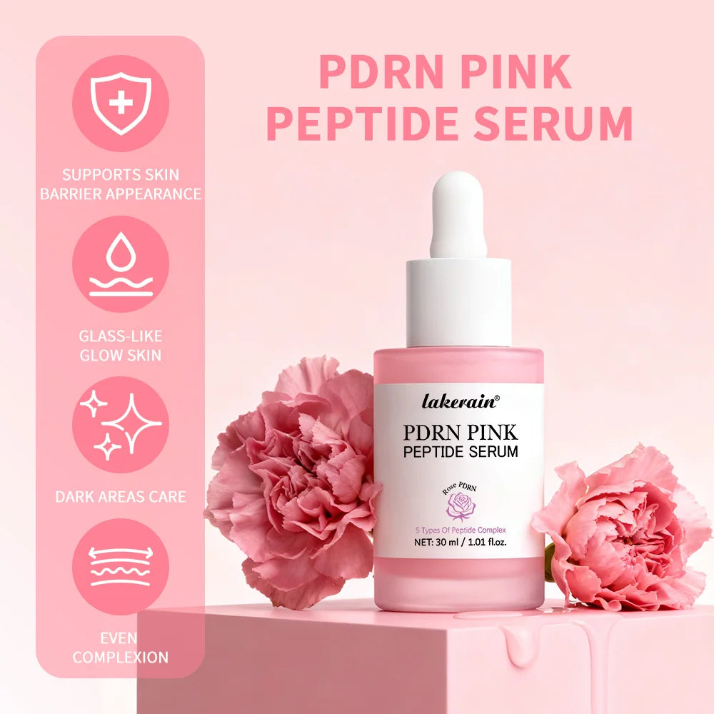 Salmon DNA PDRN Pink Peptide Glow Serum – Hydrating Firming Korean Skincare