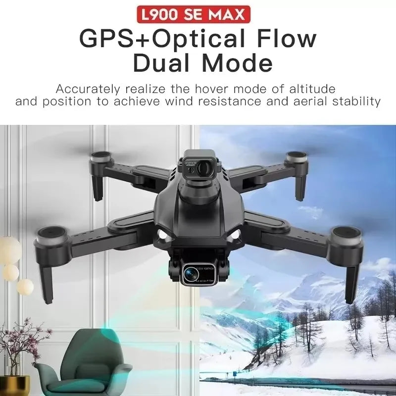 LYZRC L900 Pro SE MAX Drone – 4K Dual Camera GPS FPV Quadcopter