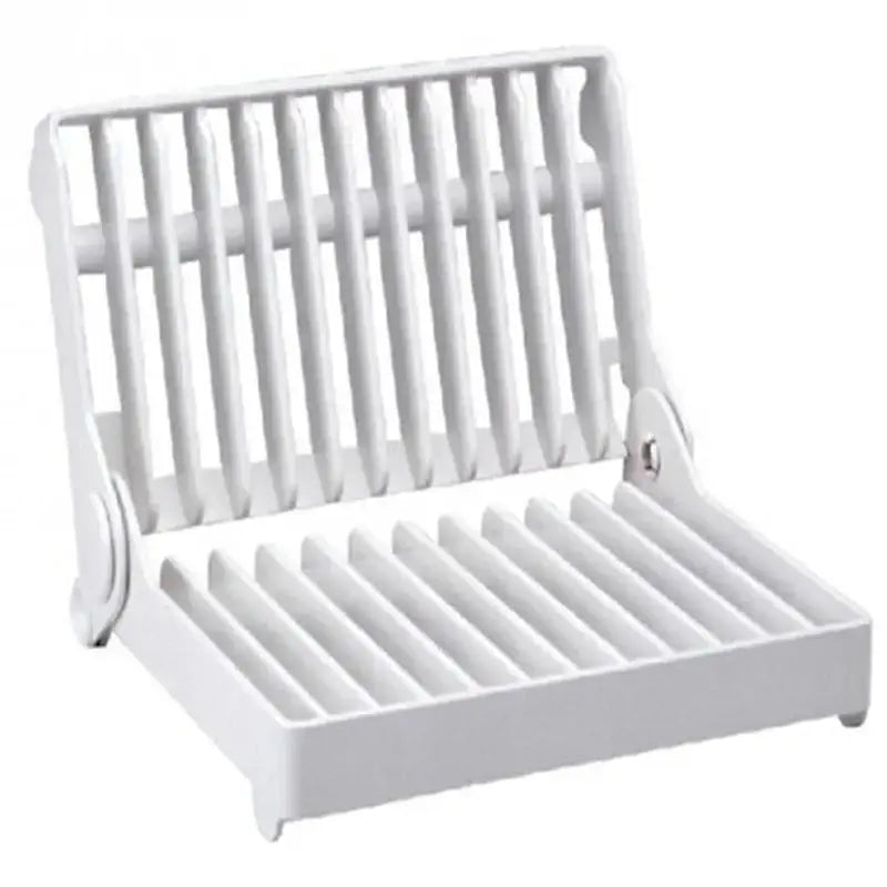 Foldable Kitchen Dish Drying Rack & Drainage Shelf – Cup Plate Sorting Storage Holder