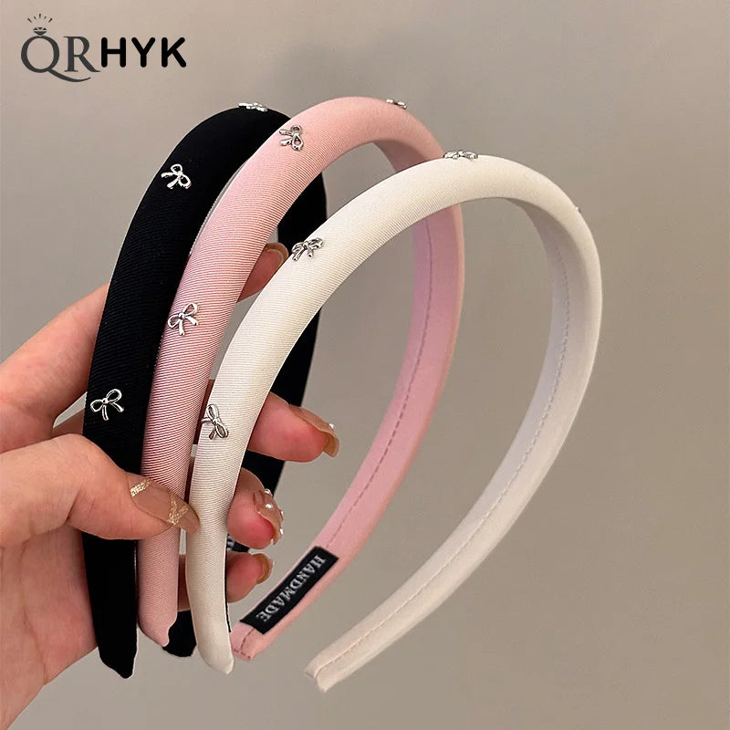 Korean Bow Kawaii Fairy Headband for Women & Girls – Sweet Cute Hair Hoop Accessory
