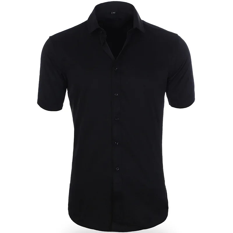 Men’s Slim Fit Long Sleeve Business Dress Shirt – Formal Casual Elegant Blouse