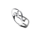 925 Silver Heart, Butterfly & Flower Ring – Exquisite Wedding Ring for Women