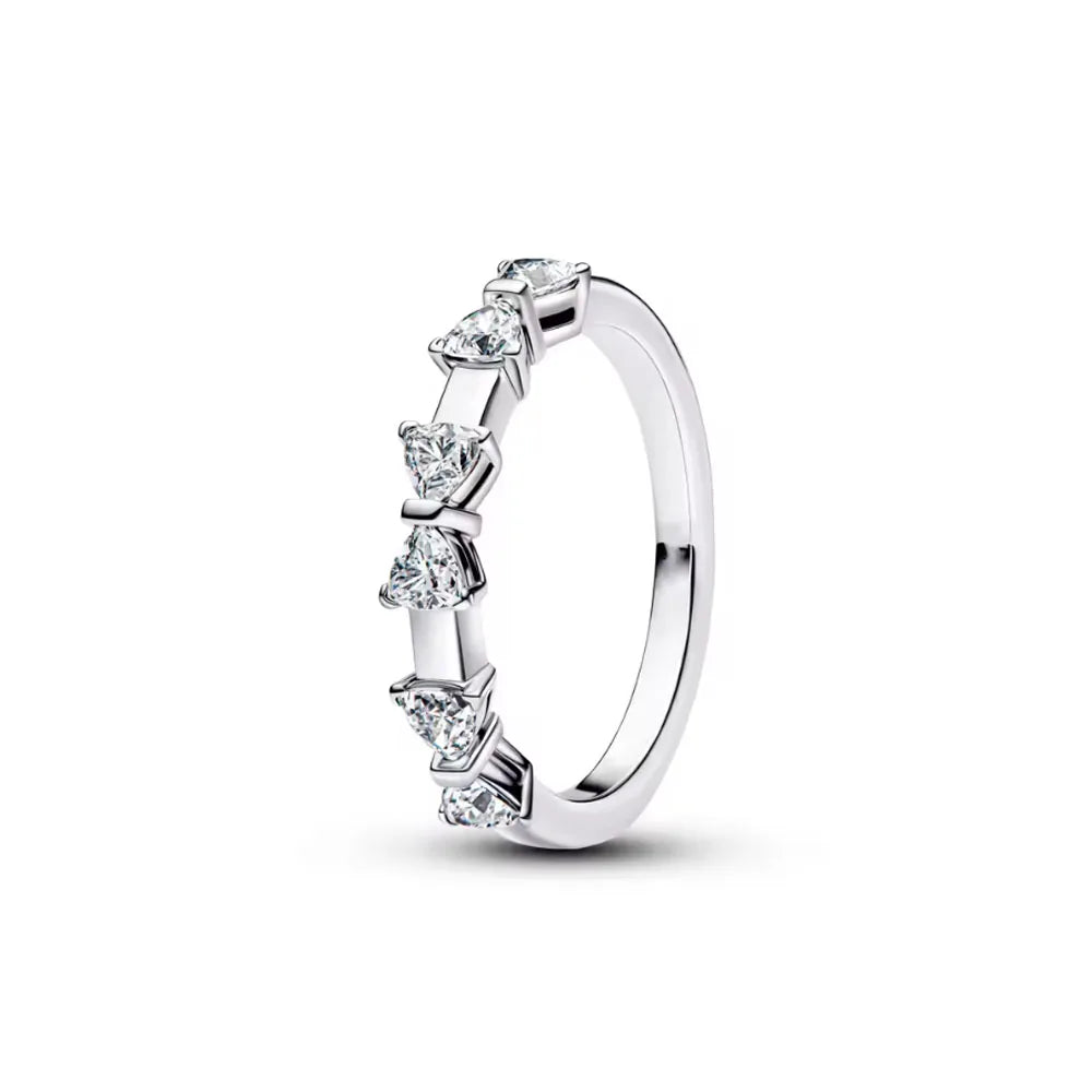 925 Silver Heart, Butterfly & Flower Ring – Exquisite Wedding Ring for Women