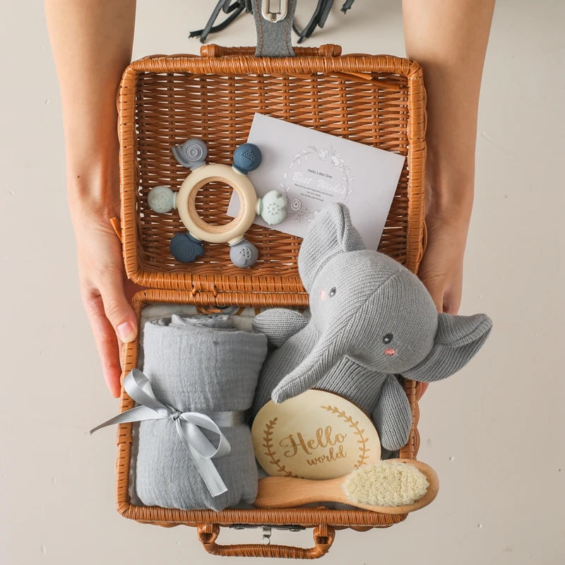 Baby Milestone Cards & Newborn Keepsake Set – Photography Props, Blanket & Accessories
