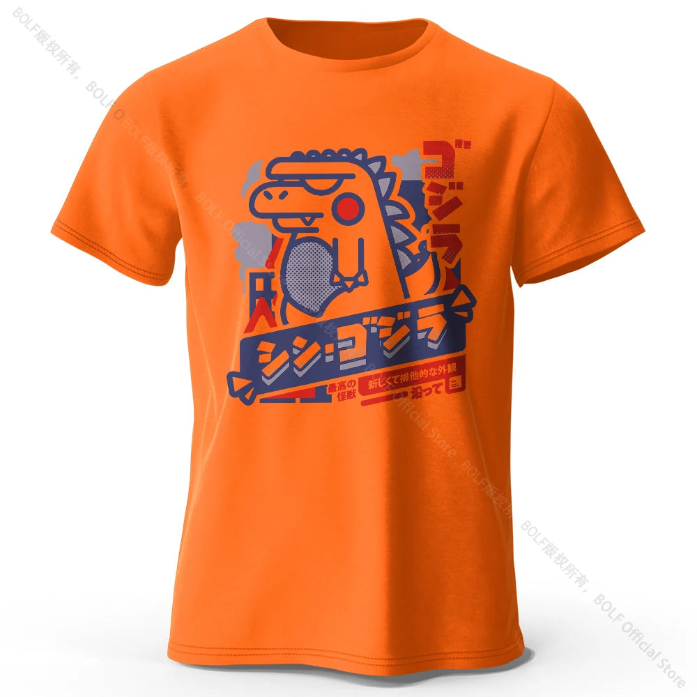Harajuku Kawaii Animal Print 100% Cotton Unisex T-Shirt – Lightweight Round Neck Tee