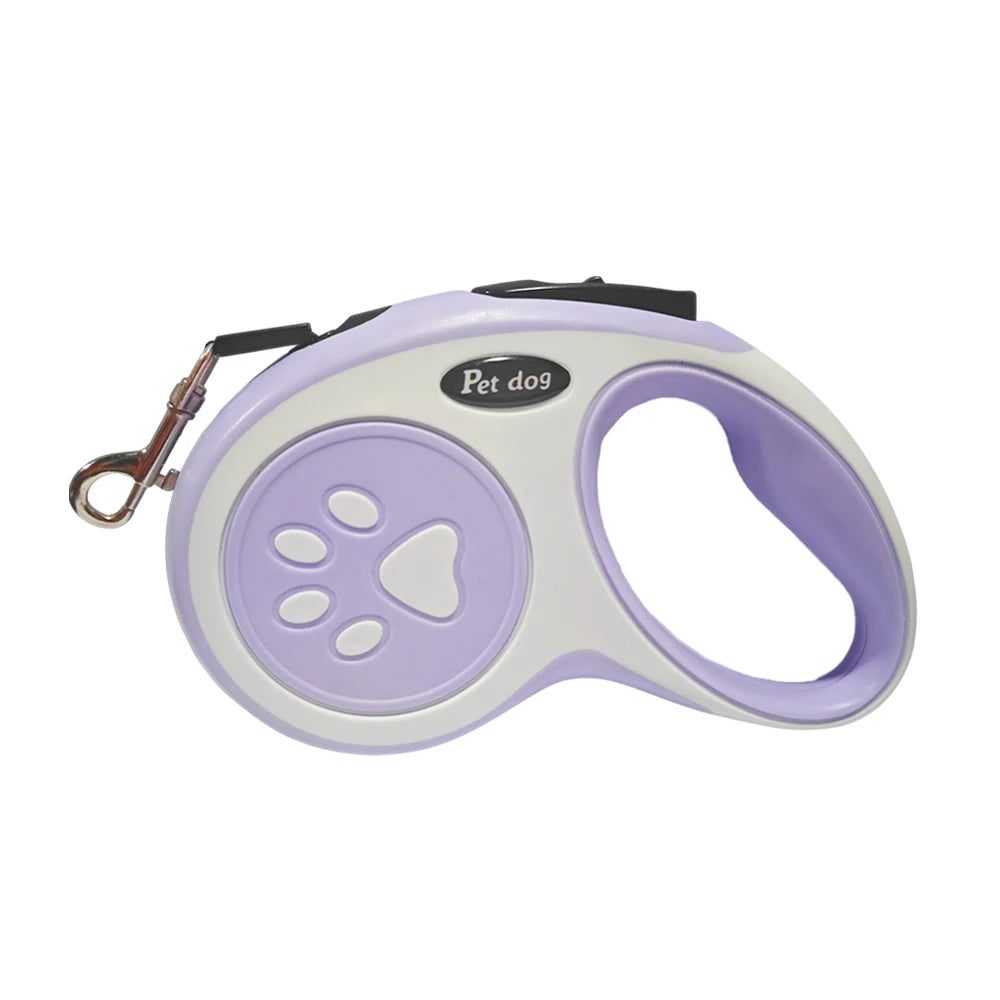 Retractable Dog Leash 3M/5M – One-Button Lock Non-Slip Handle for Small Dogs Cats Training & Hiking