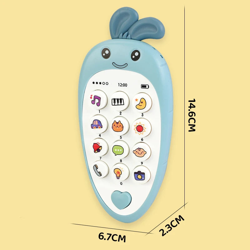 Baby Musical Phone Toy – Light-Up Pretend Play Phone for Infants 6–18 Months