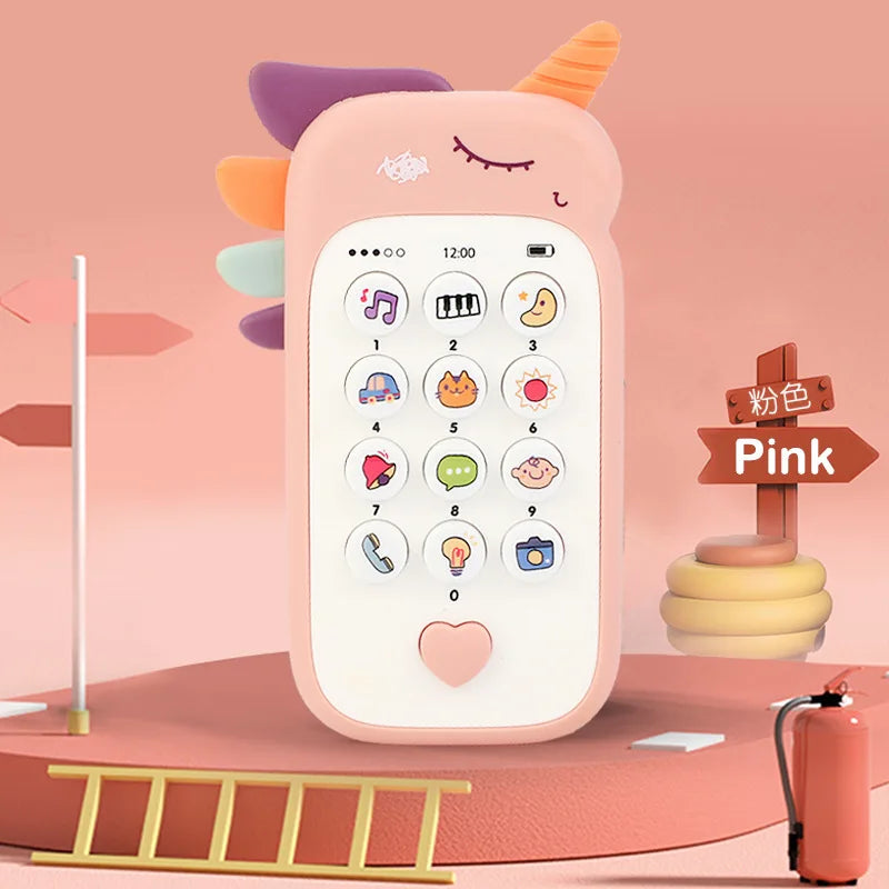 Baby Musical Phone Toy – Light-Up Pretend Play Phone for Infants 6–18 Months