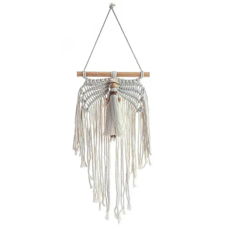 Bohemian Macrame Wall Hanging | Geometric Woven Tapestry for Home Decor