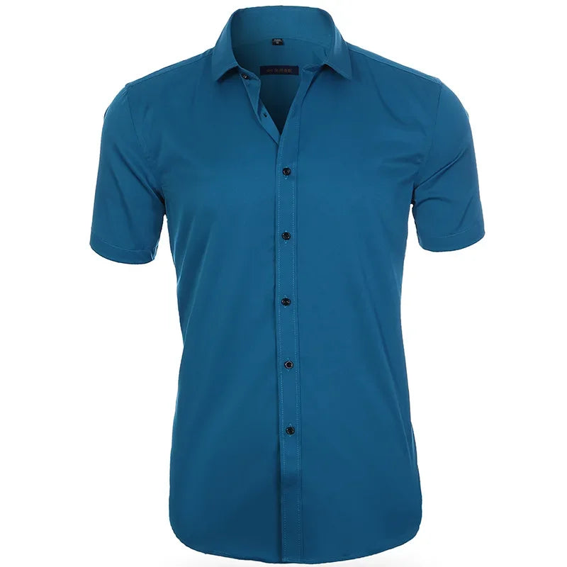 Men’s Slim Fit Long Sleeve Business Dress Shirt – Formal Casual Elegant Blouse