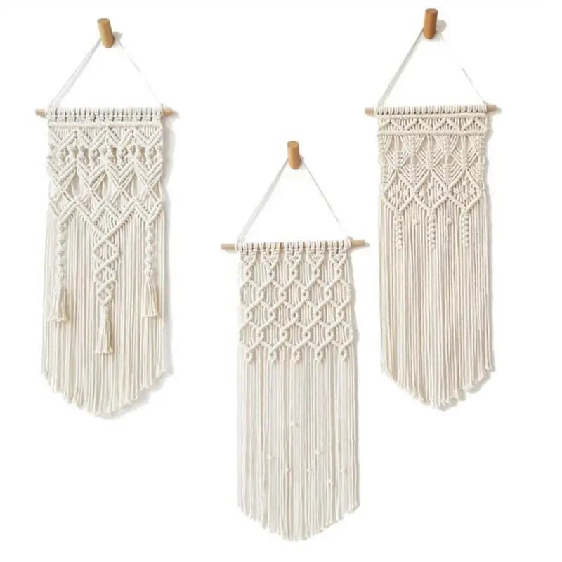 Bohemian Macrame Wall Hanging | Geometric Woven Tapestry for Home Decor