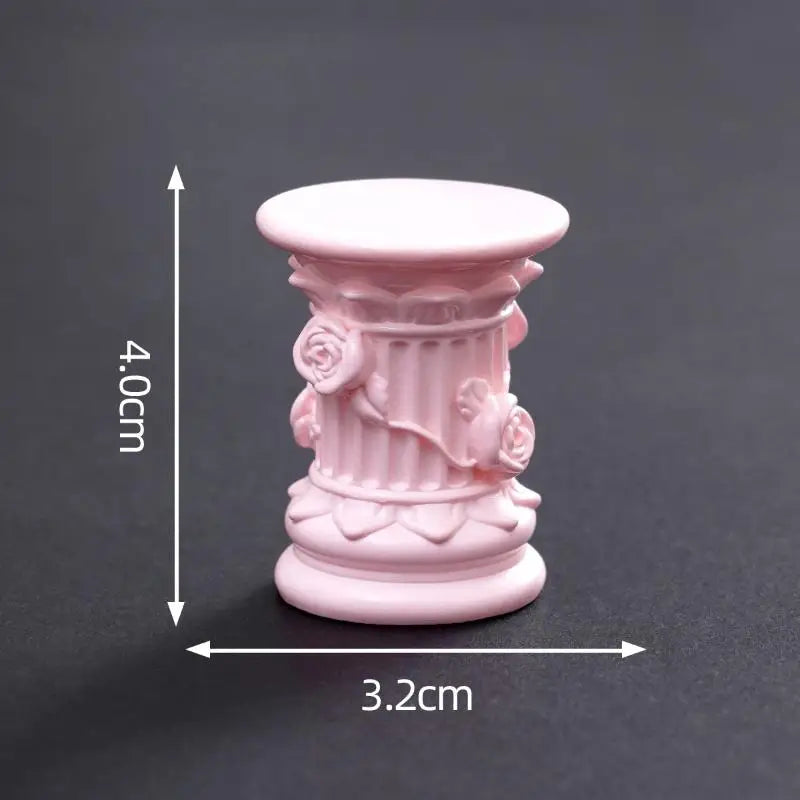Roman Pillar Pedestal Statue | Greek Column Candlestick Stand for Home & Garden Decor