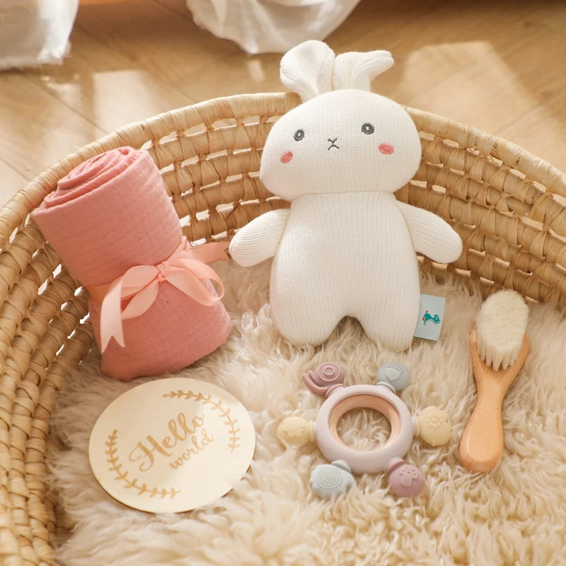 Baby Milestone Cards & Newborn Keepsake Set – Photography Props, Blanket & Accessories