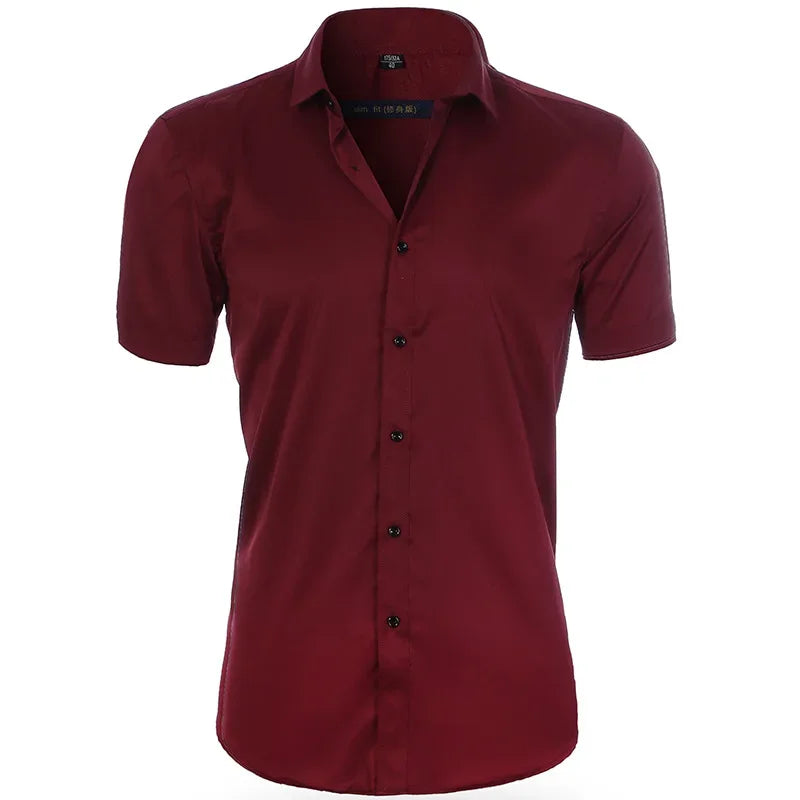 Men’s Slim Fit Long Sleeve Business Dress Shirt – Formal Casual Elegant Blouse