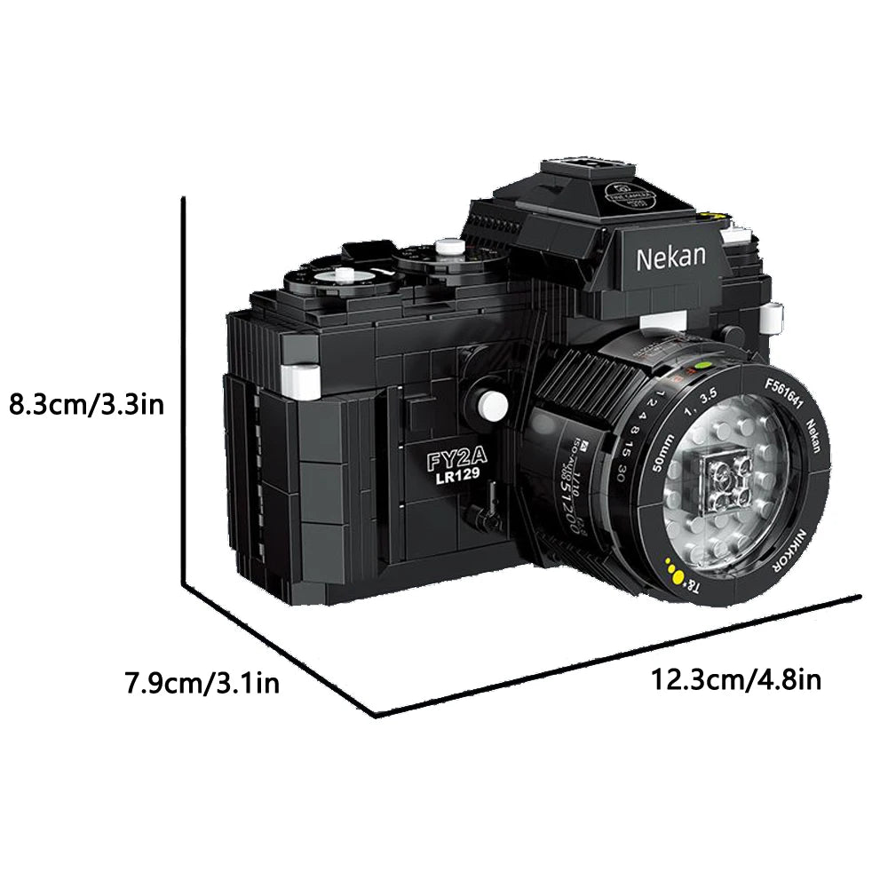 DSLR Camera Mini Building Blocks – Creative Educational Toy Kit for Kids & Adults