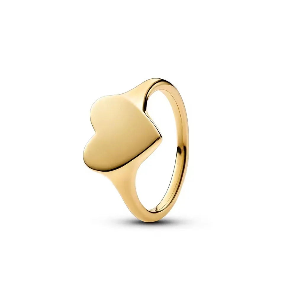 925 Silver Heart, Butterfly & Flower Ring – Exquisite Wedding Ring for Women