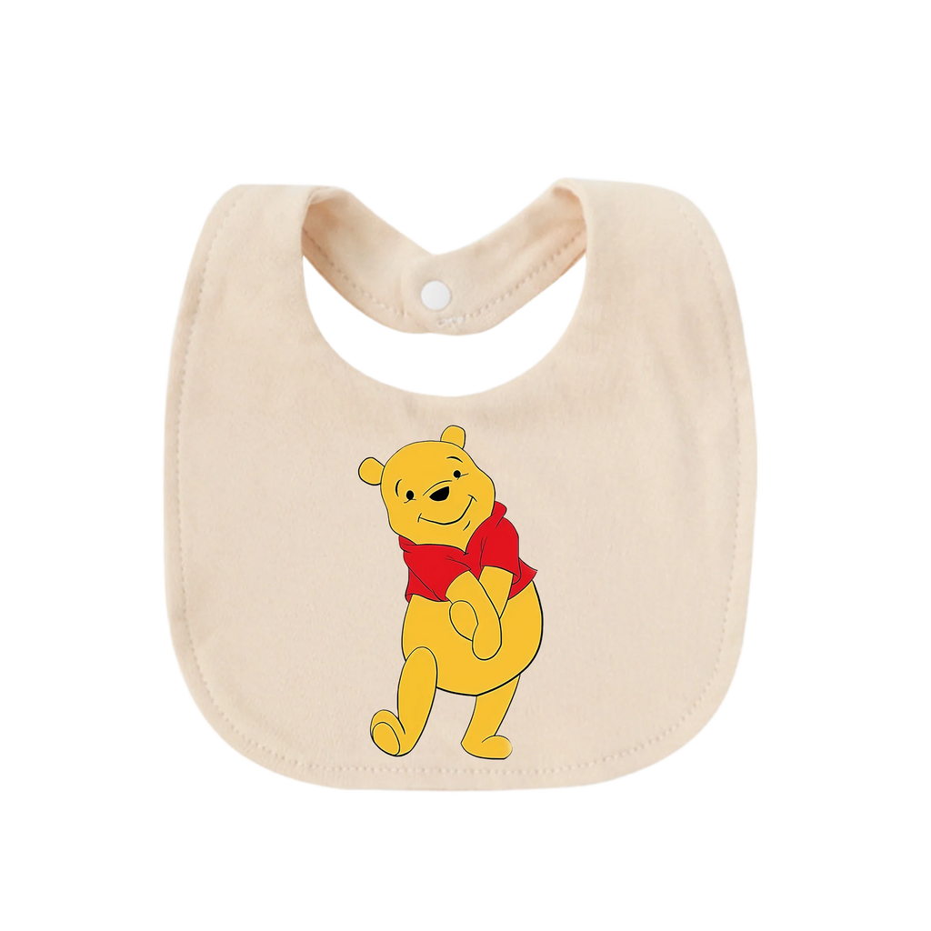 Pure Cotton Newborn Baby Bib – Soft Absorbent Drool Bib for Infants 0–6 Months