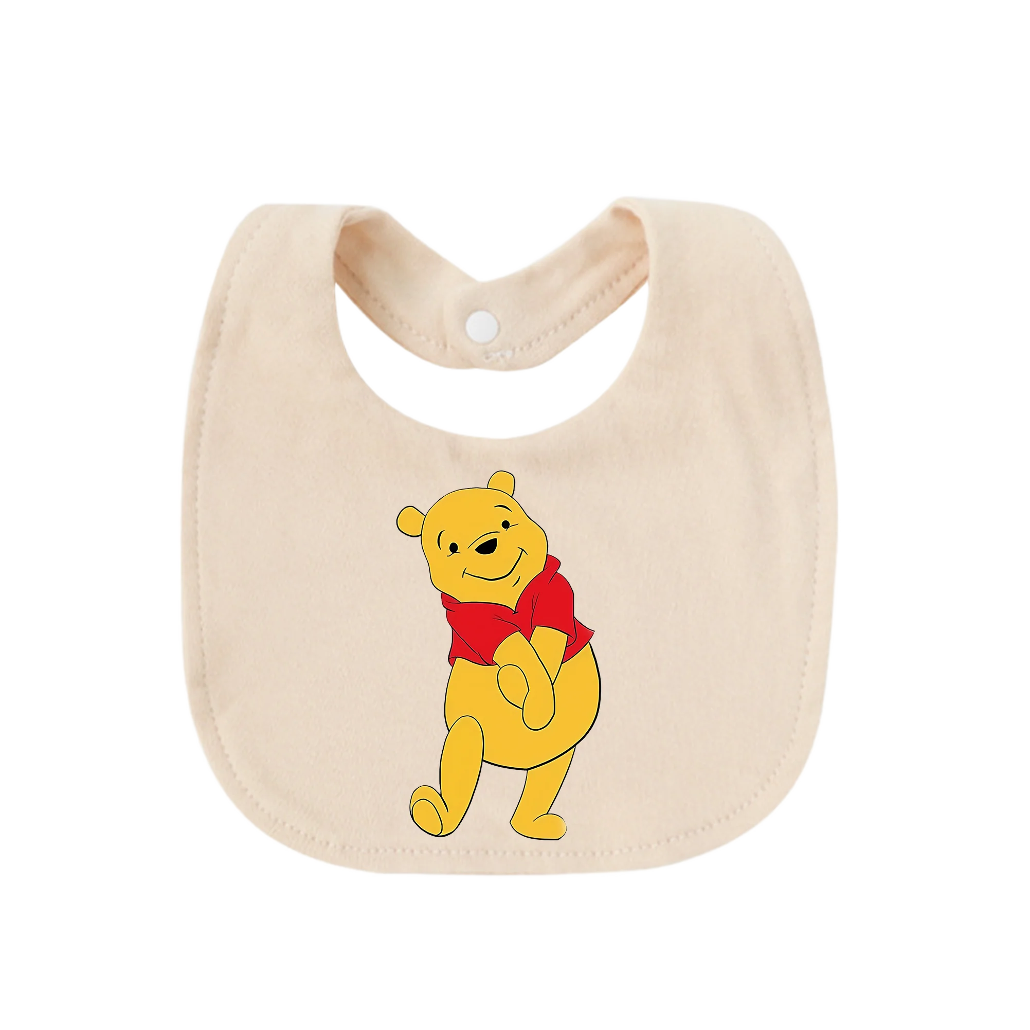 Pure Cotton Newborn Baby Bib – Soft Absorbent Drool Bib for Infants 0–6 Months
