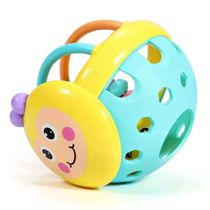 Baby Rattle Ball Toy – Sensory Bell Rattle for Infants 0-12 Months