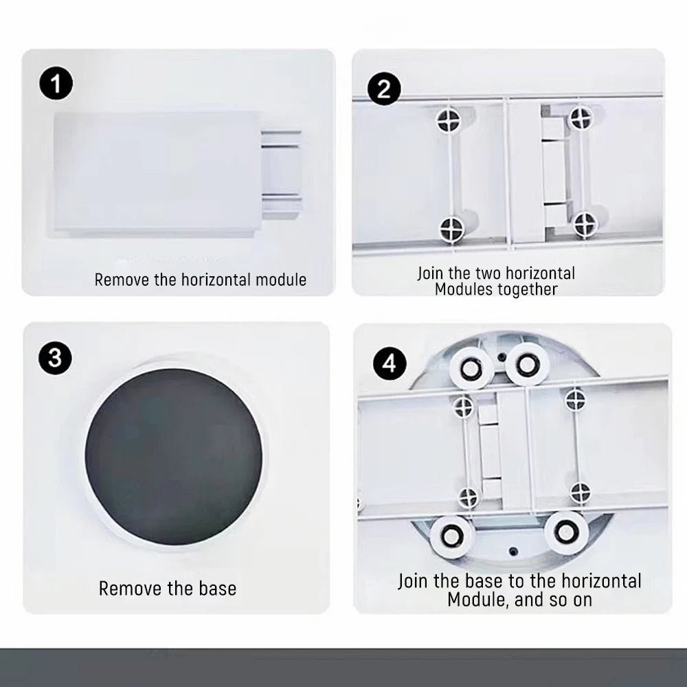 360° Rotating Lazy Susan Turntable Tray – Heat Resistant Portable Food Organizer for Dining Table