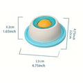 Interactive Slow Feeder Lick Bowl – Anti-Slip Ball-Shaped Bone Broth Lick Bowl for Pet Anxiety Relief & Training