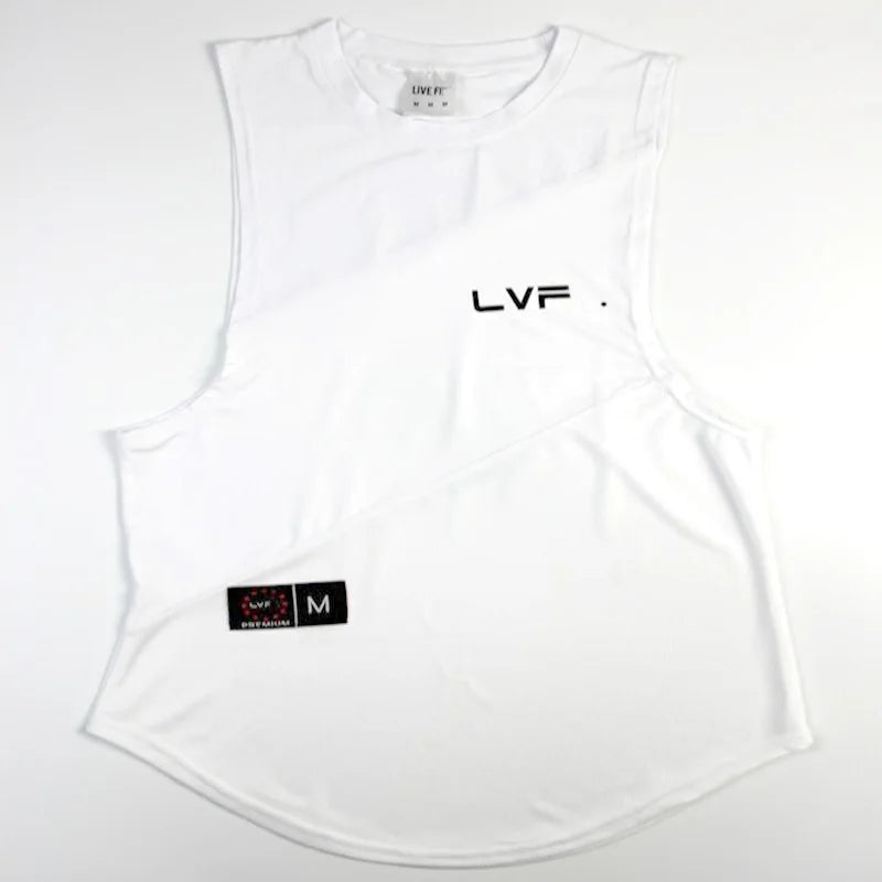 Men’s Gym Bodybuilding Sleeveless Muscle Tank Top – Cotton Workout Sports Vest