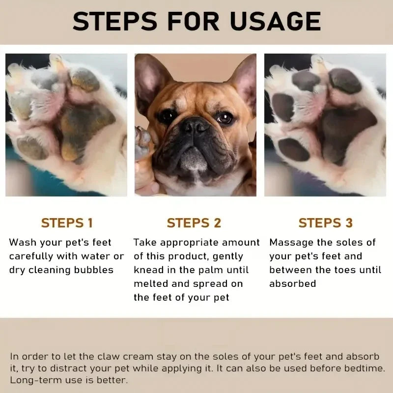Dog Nose & Paw Balm Moisturizer Cream – Paw Protector & Crack Repair for Dogs & Cats