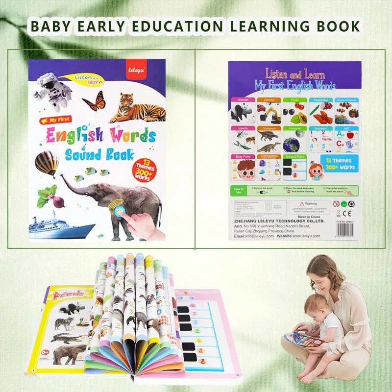 Interactive English Touch Sound Learning Book 0–6