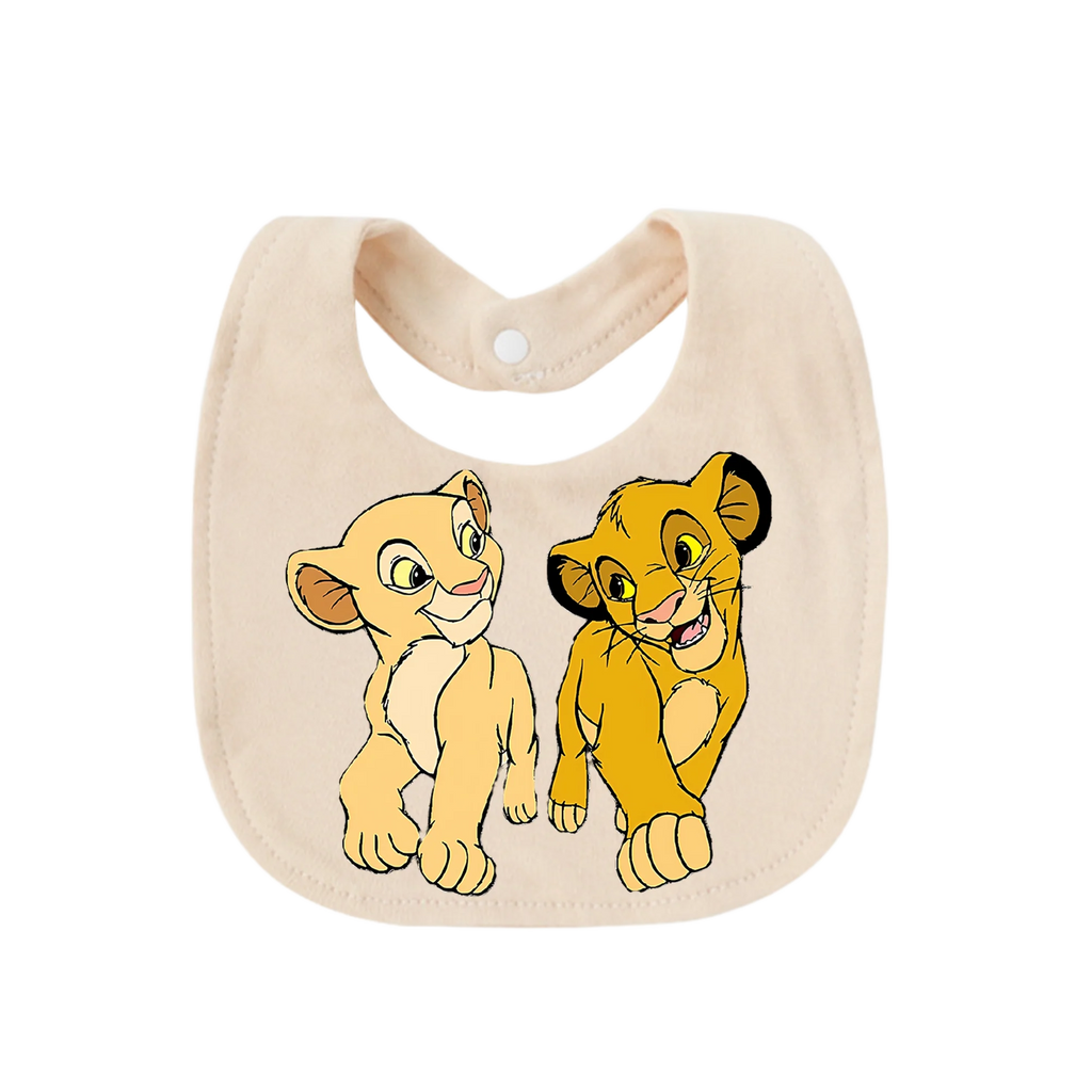 Pure Cotton Newborn Baby Bib – Soft Absorbent Drool Bib for Infants 0–6 Months