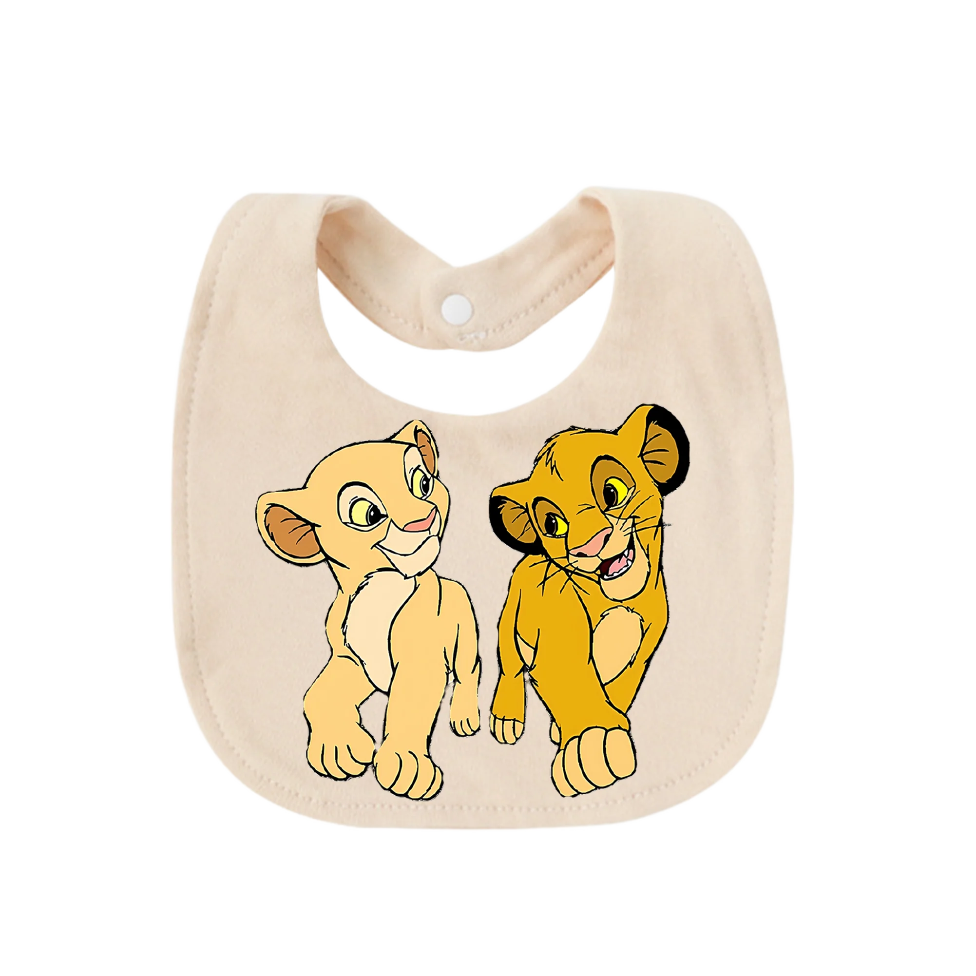 Pure Cotton Newborn Baby Bib – Soft Absorbent Drool Bib for Infants 0–6 Months