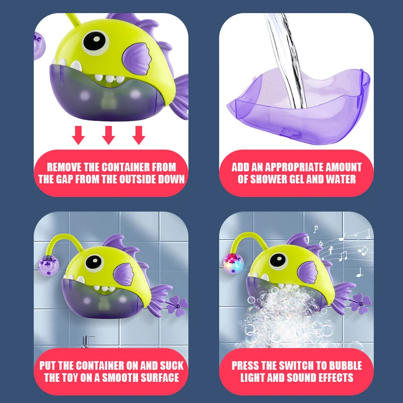Baby Bath Bubble Machine – Electric Automatic Bubble Maker for Bath Time Fun
