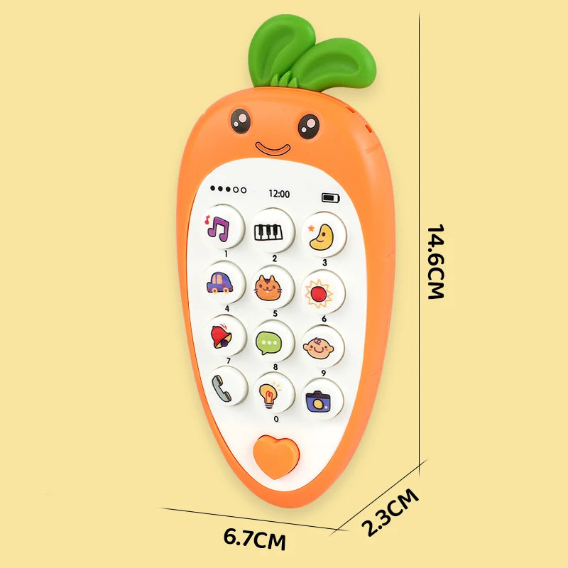 Baby Musical Phone Toy – Light-Up Pretend Play Phone for Infants 6–18 Months