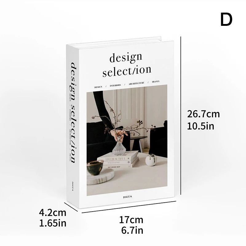 Decorative Fake Books for Home Decor | Luxury Aesthetic Room Ornament